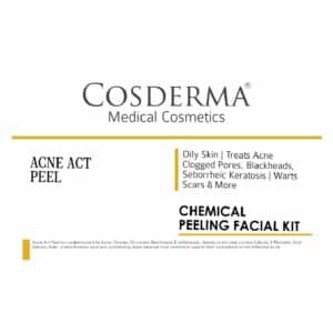 Cosderma Acne Act Peel for Oily Skin | Treats Acne, Clogged Pores, Blackheads, Seborrheic Keratosis, and Scars | Chemical Peeling Facial Kit