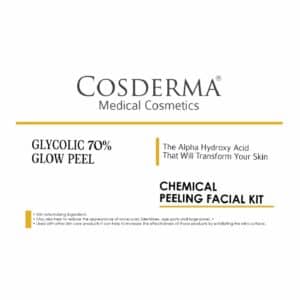 Cosderma Glycolic 70% Glow Peel - Deep Exfoliation & Skin Renewal | Chemical Peeling Facial Kit